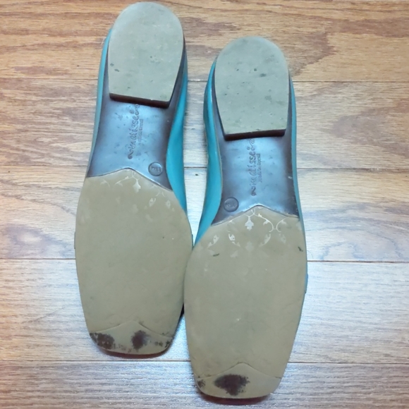 Matisse Turquoise Patent Leather Flats - Picture 4 of 4